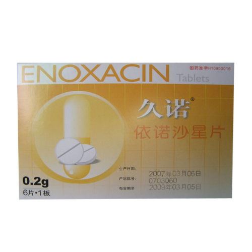 Behandlung empfindlicher Bakterien Enoxacin-Tabletten